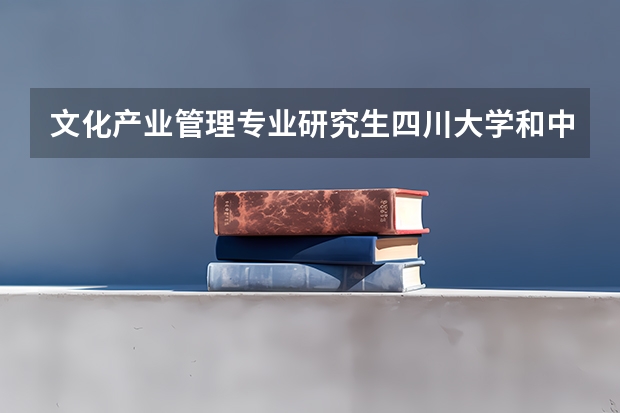 文化产业管理专业研究生四川大学和中传哪个好