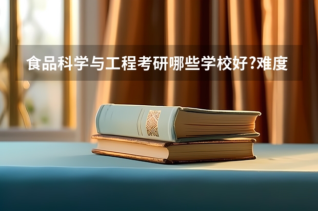食品科学与工程考研哪些学校好?难度怎么样?是选好的学校还是好的专业?