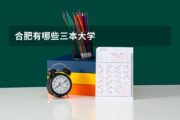 合肥有哪些三本大学