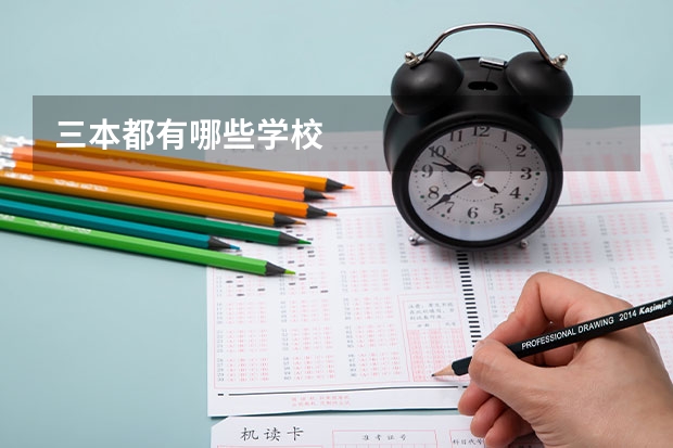 三本都有哪些学校