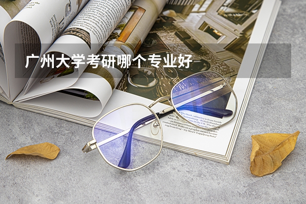 广州大学考研哪个专业好