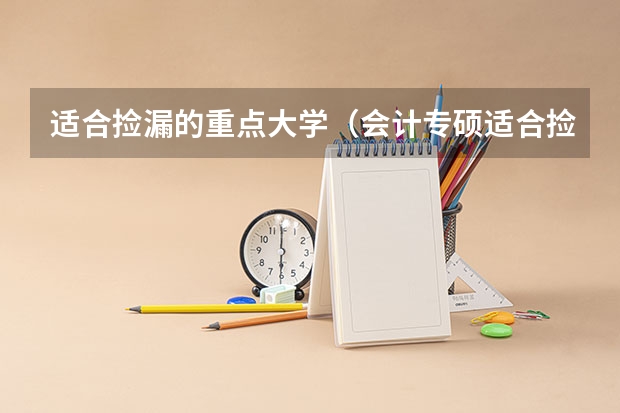 适合捡漏的重点大学（会计专硕适合捡漏的211大学）