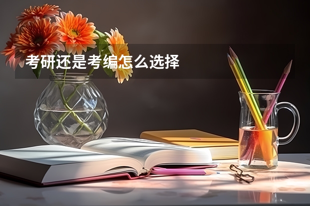 考研还是考编怎么选择