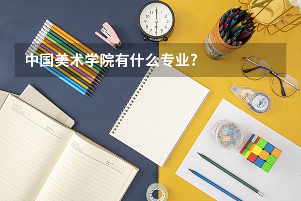 中国美术学院有什么专业?