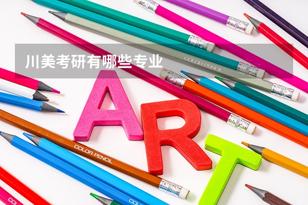 川美考研有哪些专业