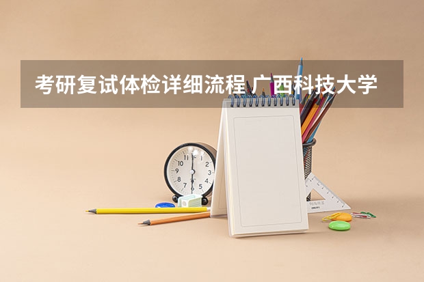 考研复试体检详细流程 广西科技大学904信号与系统2023年考研复试科目考试大纲