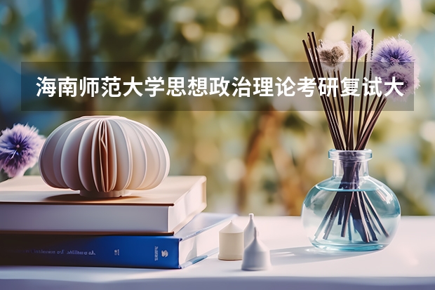 海南师范大学思想政治理论考研复试大纲（22考研复试考研复试的流程（包含笔面））