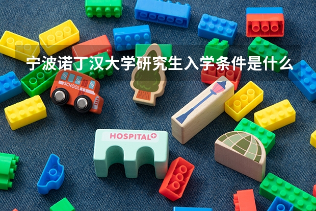 宁波诺丁汉大学研究生入学条件是什么？