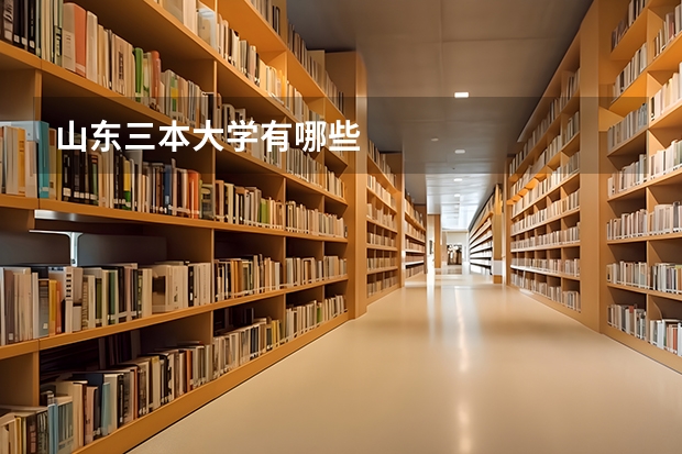 山东三本大学有哪些