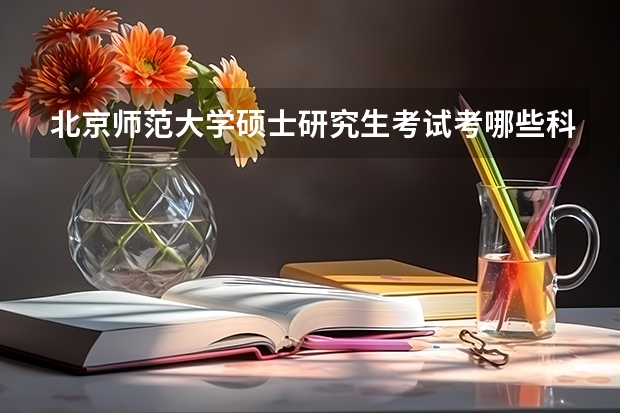 北京师范大学硕士研究生考试考哪些科目？